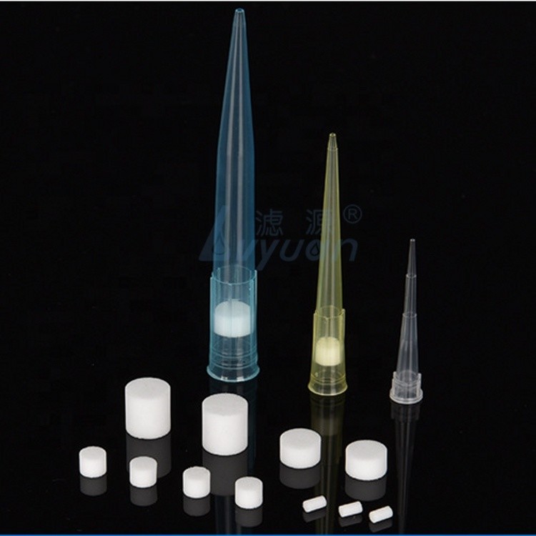 Mikroporöser Mikrometer 20ul PVDF PTFE 300 PA-Pipetten-Spitzen-Filter