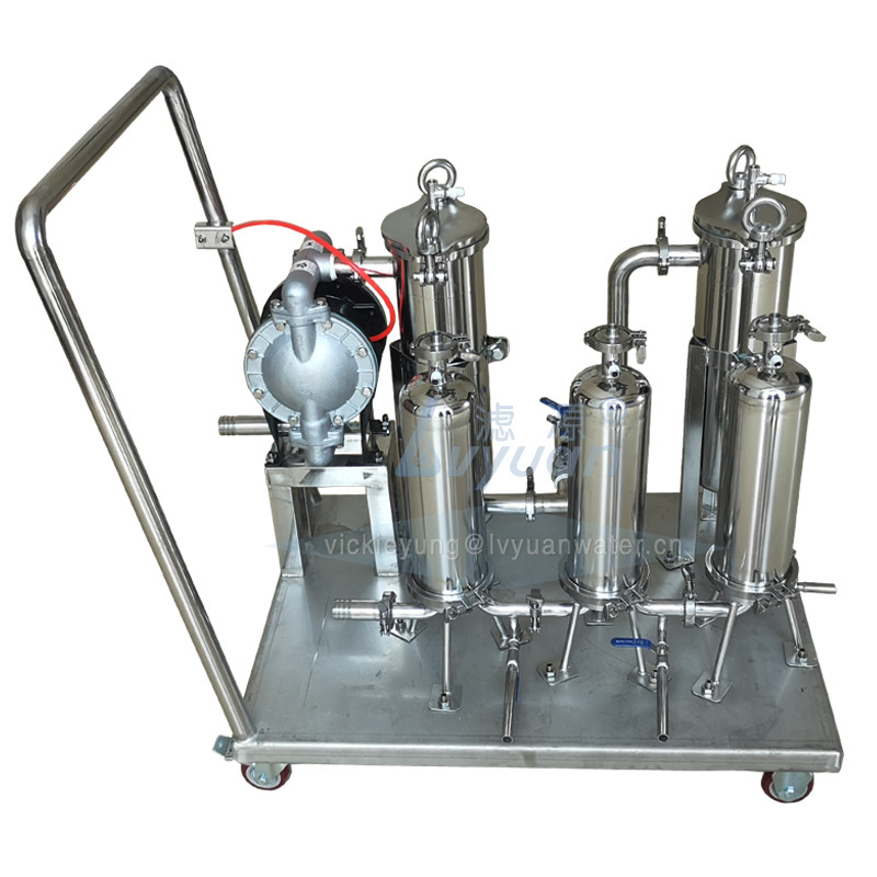 Flüssige Filtrations-Maschine des Brennstoff-Diesel-100psi Edelstahl-SS3316L