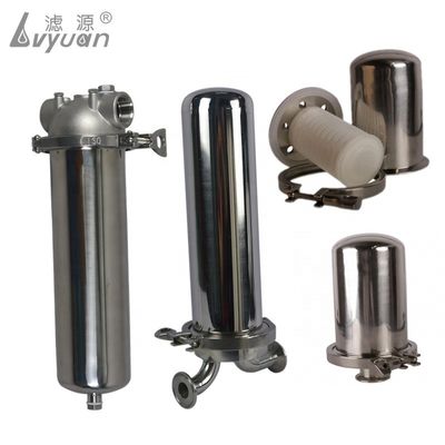 Zylinderförmiges 1mm Luftfiltergehäuse Edelstahl-SUS304